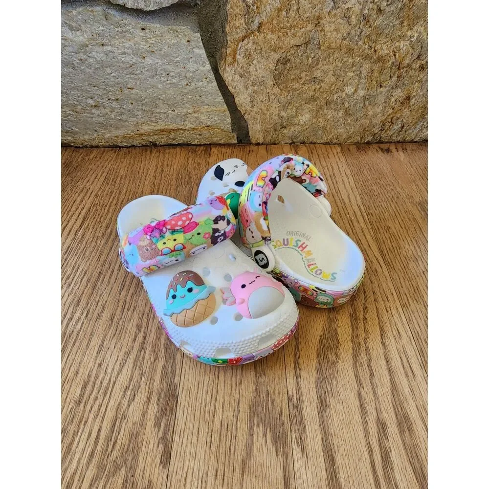 Crocs Kids 11 Squishmallows Classic Clog PS Girls Shoes VGUC